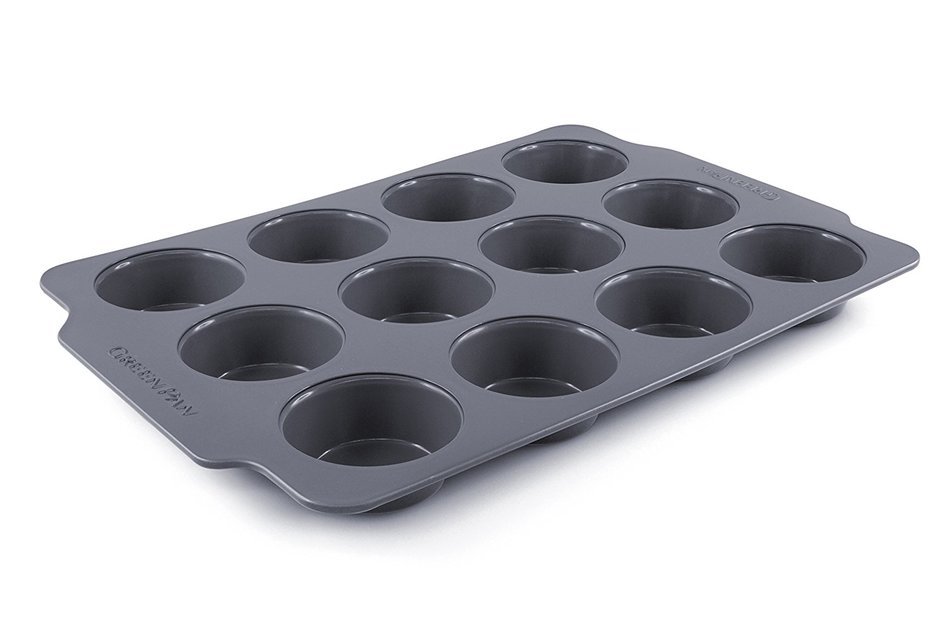 GreenPan 12 Cup Carbon Steel Non-Stick Ceramic Muffin Pan N2