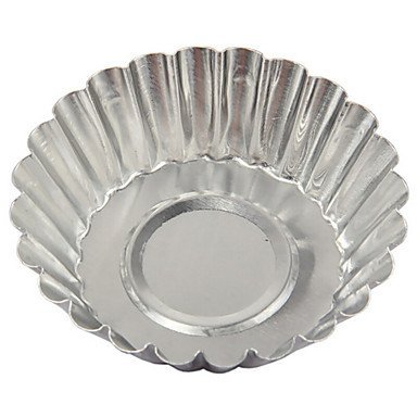 Y&XL&H 1PC Aluminium Egg Tart Mold Cupcake Cake Cookie Mold Pudding Lined Tin Baking Tool Ktchen Metal Tool N2