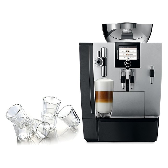 Jura Silver Impressa XJ9 Professional One-Touch Combination Espresso Machine with 6 Bodum Canteen Double Wall...