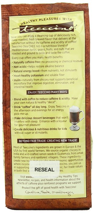 Teeccino Variety Pack (Hazelnut, Mocha, and Java) Chicory Herbal Coffee, Caffeine Free, Acid Free, 11oz (Pack... N24