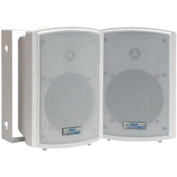 Pyle PDWR53 Waterproof Speaker Pair 5.25 On-Wall Indoor/Outdoor 250W Max Consumer Electronics