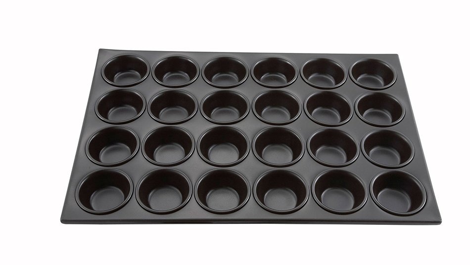 Winco AMF-24NS 24-Cup Non-Stick Muffin and Cake Pan, Aluminum