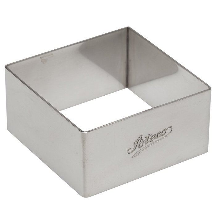 Ateco Stainless Steel Square Form, 2- by 1.75-inches N2