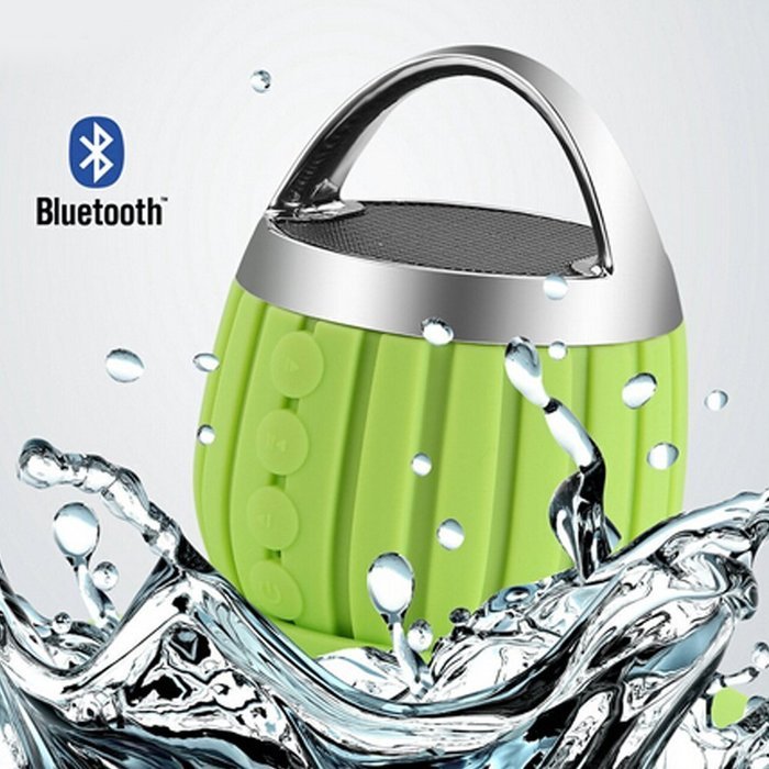 HMLifestyle-Outdoor Ipx6 Portable Hand Free Wireless Waterproof Bluetooth Speaker Mini Shower with Subwoofer Support...