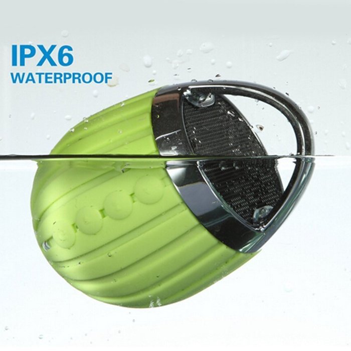 HMLifestyle-Outdoor Ipx6 Portable Hand Free Wireless Waterproof Bluetooth Speaker Mini Shower with Subwoofer Support... N2