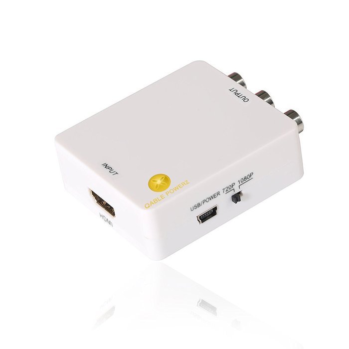 HDMI to AV Converter, Composite 1080p HDMI to 3 RCA Audio Video AV CVBS Adapter Converter HDMI 2 AV Converter... N3