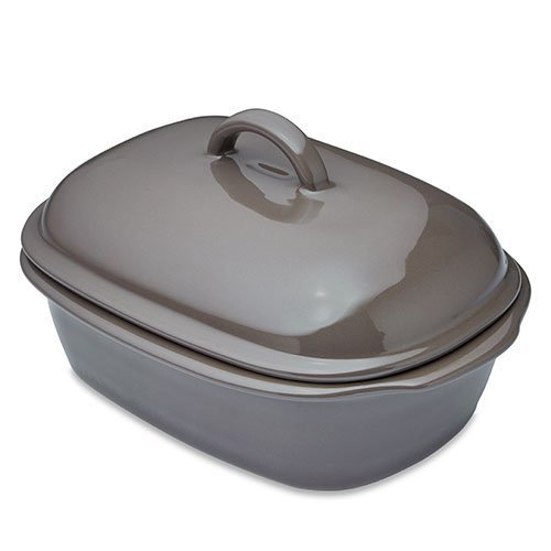 Pampered Chef Deep Covered Baker Sandstone Color
