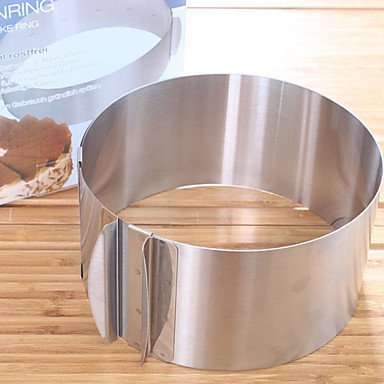 Y&XL&H Stainless Steel Circle Of mousse Cake Every Circular Mould 6 Inch And 12 Inch Baking Tools Can Be Adjusted N4