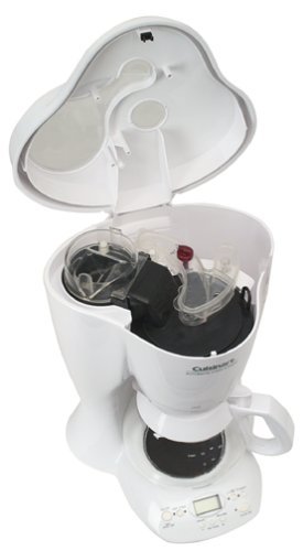Cuisinart DGB-300 Automatic Grind & Brew 10-Cup Coffeemaker, White