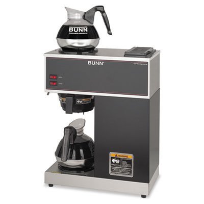 BUNVPR - Bunn Coffee Pour-O-Matic Two-Burner Pour-Over Coffee Brewer