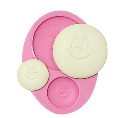 Sher Cake Decorating Mold Smile Buttons Silicone Mould For Fondant Candy Crafts Jewelry Chocolate PMC Resin Clay