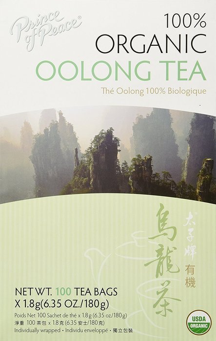 Prince of Peace Organic Tea, Oolong, 100 Tea Bags N3