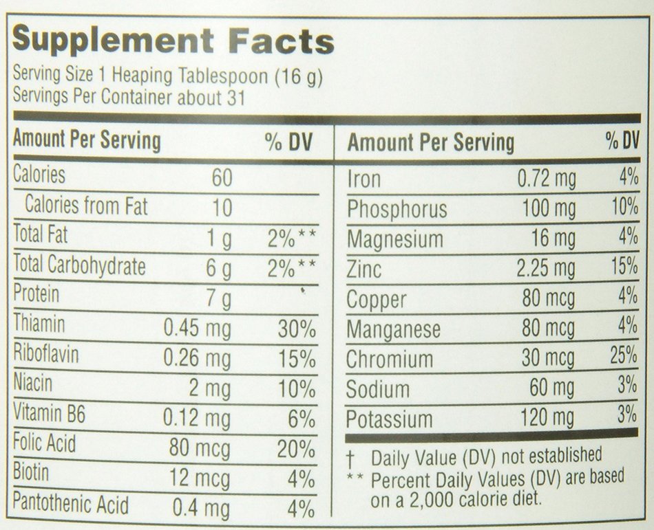 Twinlab Brewers Yeast, 18 Ounce