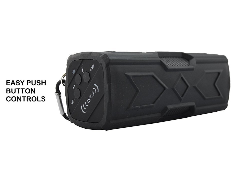 Wireless Speakers Bluetooth 4.0 by Acoustics Definition &reg; &ndash; Water Resistant/Portable/Shockproof & up to 10 Hours... N4