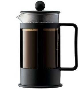 Bodum Original Kenya 8 Cup Coffee Press, Black (34 oz. / 1 L.) N2