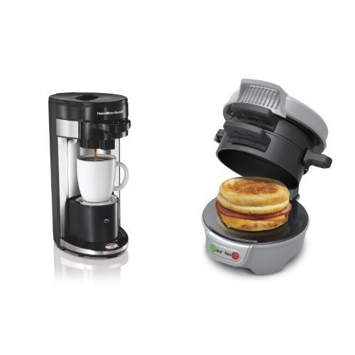 Hamilton Beach FlexBrew Coffee Maker and Breakfast Sandwich Maker Bundle