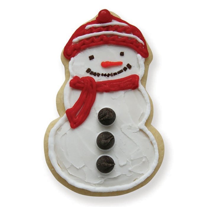 Snowman Cookie and Fondant Cutter - Ann Clark - 5 Inches - US Tin Plated Steel
