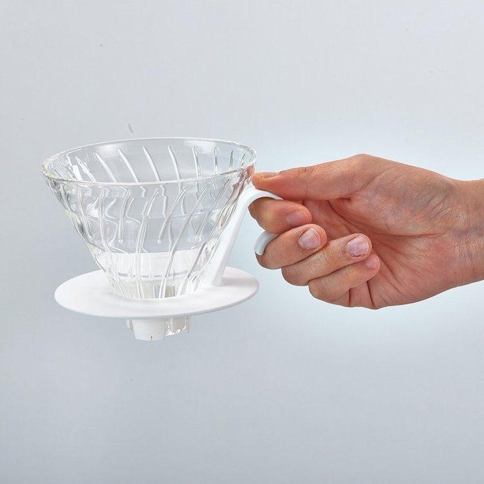 2 set Hario VDGN-01B V60 New Glass Coffee Dripper 01, Black 2-ounce