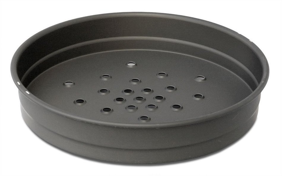 Manpans USA Made Hard-Anodized 12 Inch Perforated Deep Dish Pizza Pan N2