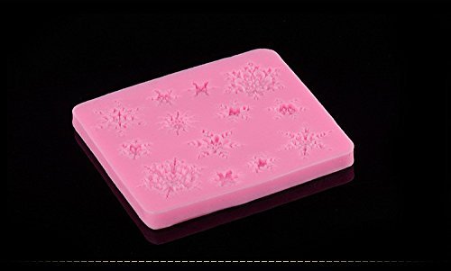 Snowflakes 3D Silicone Press Mold Cake Decoration Fondant Mold Food Grade Silicone Mould Silicona Molde de Pastel...