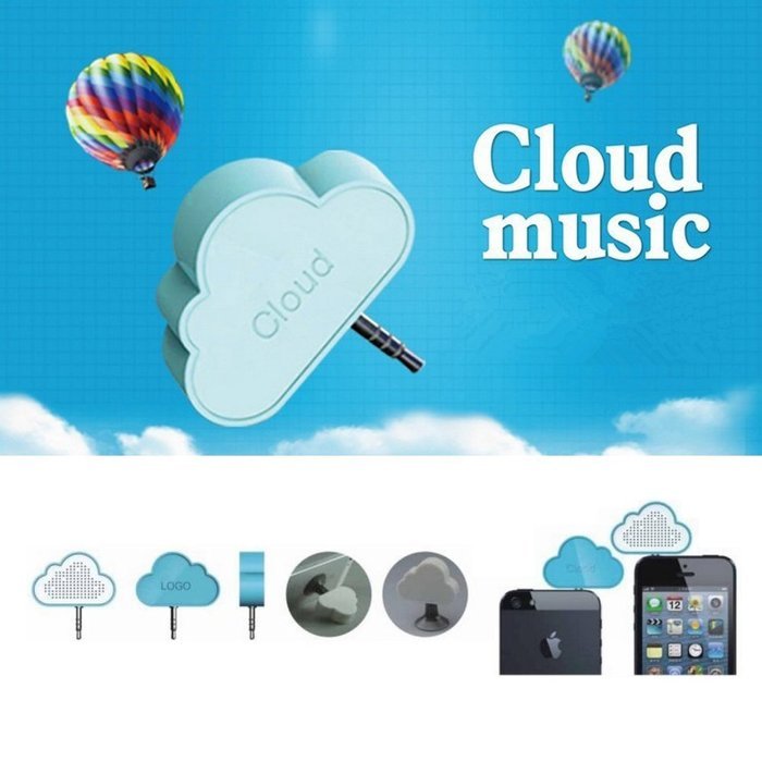 Bridgic Mobile mini stereo sound 30Hz-1KHz 110mAH Lithium Polymer Battery inside ratail packaging skyblue N5