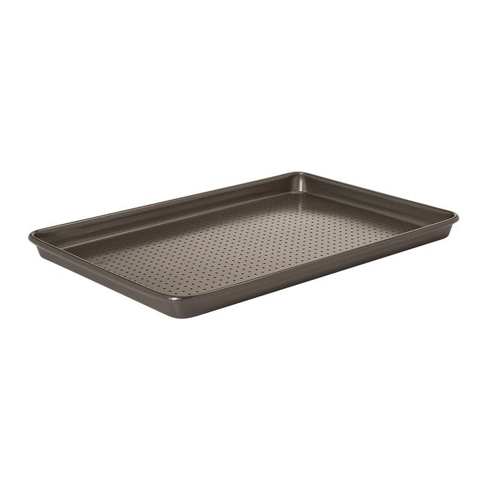 Baker's Advantage French Fry Pan, 0.7mm/15"/Small, Black