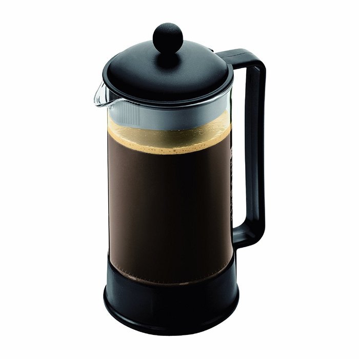 Bodum Brazil 8-Cup French Press Coffee Maker, 34-Ounce, Black N6