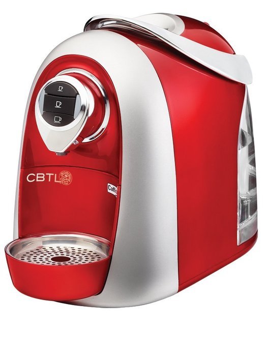 CBTL Kaldi S04 Single Cup Brewer, White/Silver N2