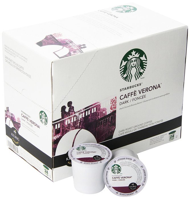 Starbucks Caffe Verona Dark, K-Cup for Keurig Brewers, 96 Count N5
