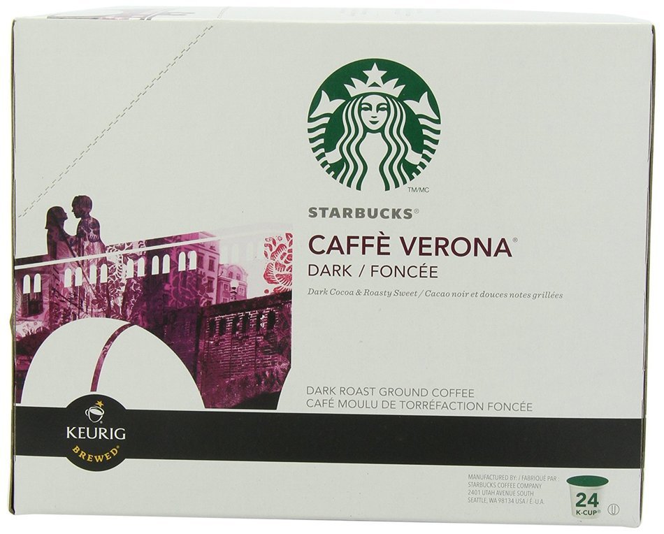 Starbucks Caffe Verona Dark, K-Cup for Keurig Brewers, 96 Count N7