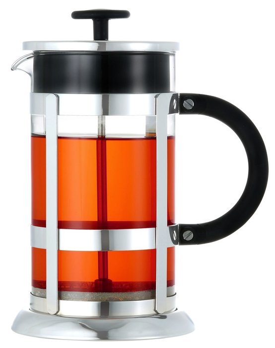 GROSCHE CHROME French Press Premium Coffee and Tea Maker Small - 350 ml (12 oz) N9