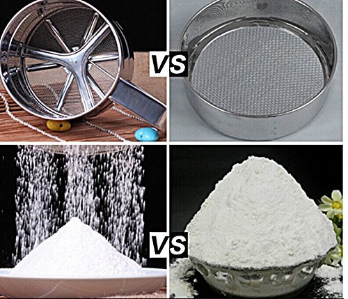 STANLESS STEEL SEIVE CUP SCREEN MESH POWDER FLOUR SIEVE BAKING TOOLS FOR CAKES516 N2