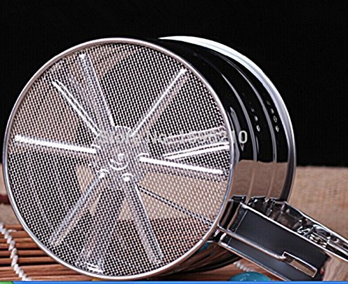 STANLESS STEEL SEIVE CUP SCREEN MESH POWDER FLOUR SIEVE BAKING TOOLS FOR CAKES516 N3