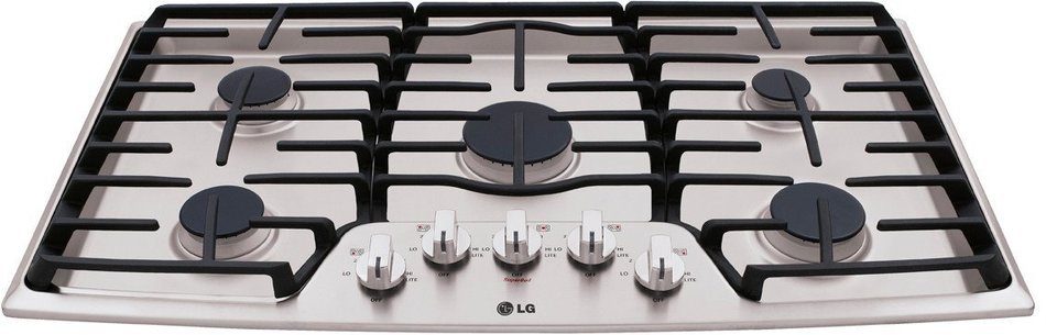 LG LCG3611ST 36" Stainless Steel Gas Sealed Burner Cooktop N3