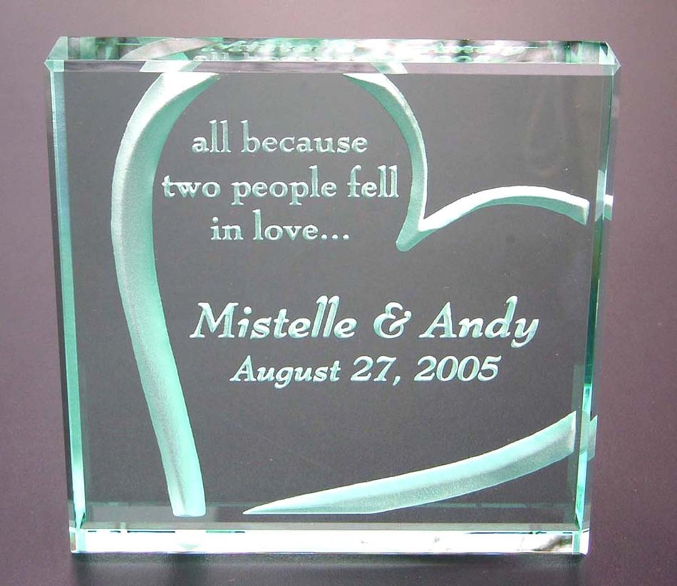 Personalized Plaque: All Because Two People Fell in Love N2
