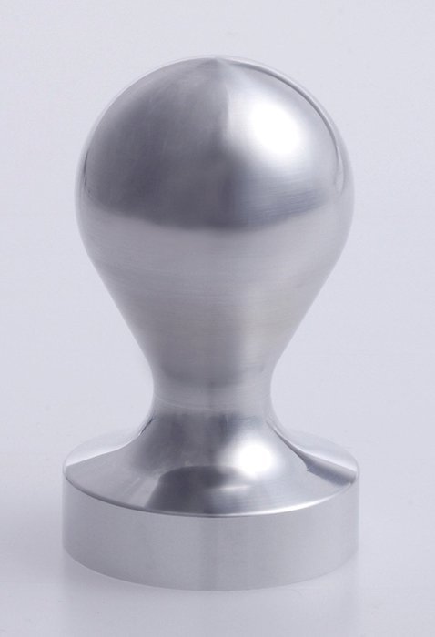 Espresso tamper 50mm for that was cut out from the coffee workshop Nana steel round bar (japan import) N2