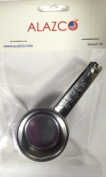 3 pc COFFEE MEASURING SCOOP 1/8 CUP Stainless Steel