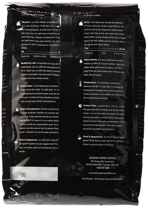 Kicking Horse Coffee, Whole Bean, 454 Horse Power, 2.2 Pound N11