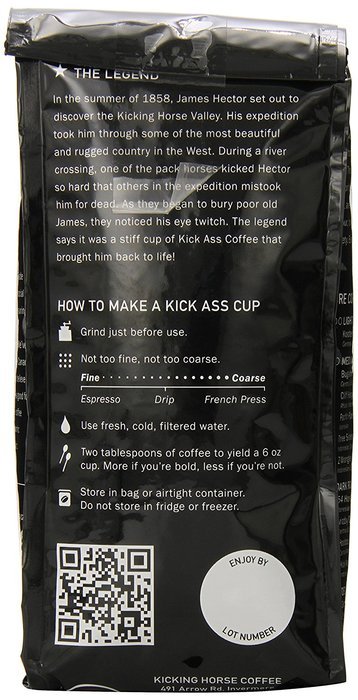 Kicking Horse Coffee, Whole Bean, 454 Horse Power, 2.2 Pound N12