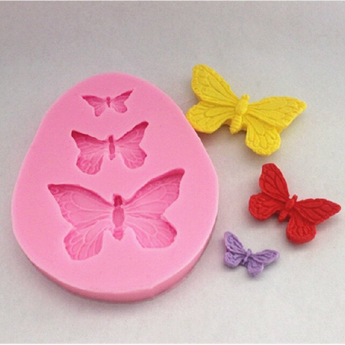 Bhbuy Lace Silicone Mold Sugar Craft Cake Fondant Mould Butterfly Cake Decorating Tool