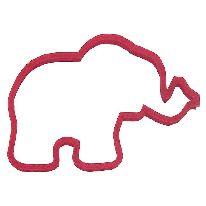 Circus Elephant Plast-Clusive Cookie Cutter 5" PC0277