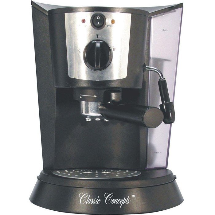 32 oz. Espresso Cappuccino Brewer in Black