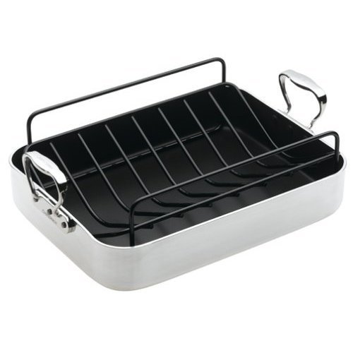 CHEFS DESIGN 1216 16-Inch French Roaster with Roasting Rack