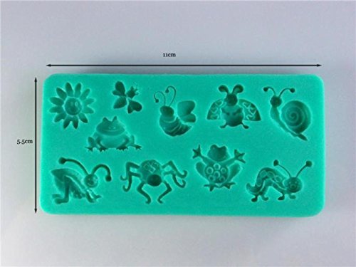 Sun and Cute Little Insects Silicone Mold Fondant Cake Decorating Tools N2