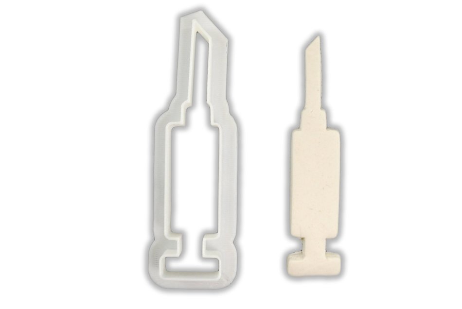 Syringe Cookie Cutter - STANDARD - 3 Inches