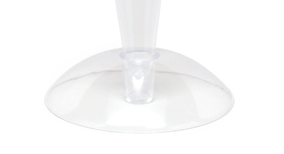 Individual Acrylic Cone Stand 6 inches 5 count box N2