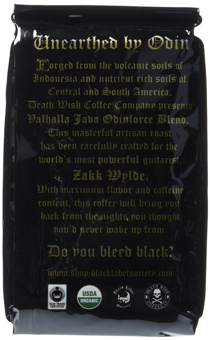 Valhalla Java Ground Coffee by Death Wish Coffee Company, Fair Trade and USDA Certified Organic - 12 Ounce Bag N2