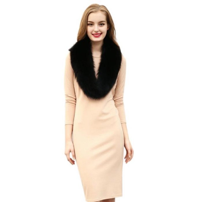 Scarf,Morecome Women Hasp Faux Fur Scarf Fur Scarves Fur Velvet Scarf (A) N11