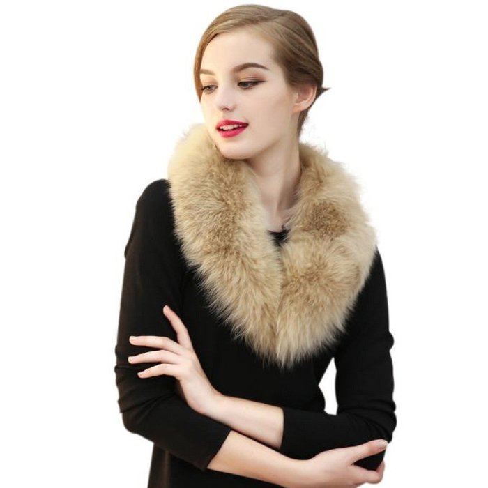 Scarf,Morecome Women Hasp Faux Fur Scarf Fur Scarves Fur Velvet Scarf (A) N15