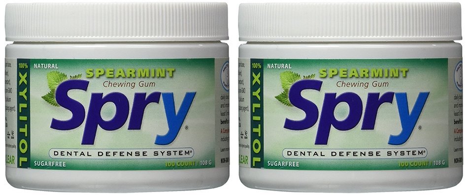 Spry Xlear Spearmint Gum, 2 Count N2